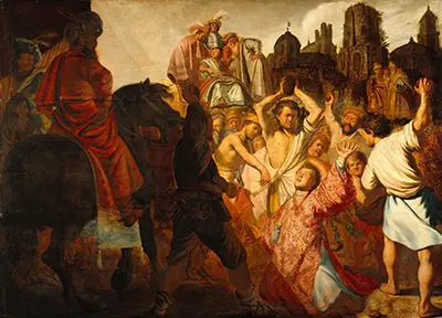 The Stoning of Saint Stephen Rembrandt
